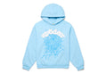 Spider hoodie sky blue