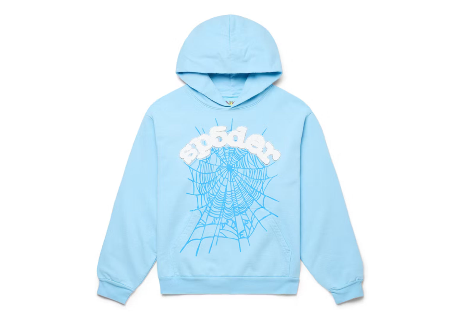Spider hoodie sky blue