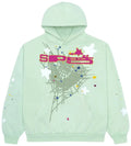 Spider hoodie mint